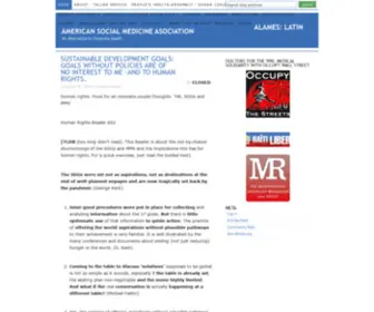 Socialmedicine.org(Latin American Social Medicine Asociation) Screenshot