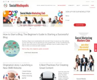 Socialmediopolis.com(Home of the Social Marketing Masters Club) Screenshot
