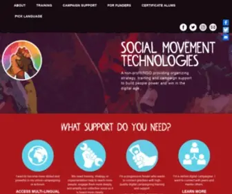 Socialmovementtechnologies.org(Social Movement Technologies) Screenshot
