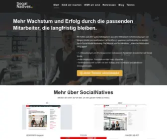 Socialnatives.de(SocialNatives®) Screenshot