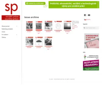 Socialniprace.cz(Oficiální stránky časopisu) Screenshot