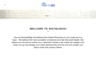Socialodigi.com(Digital agency) Screenshot