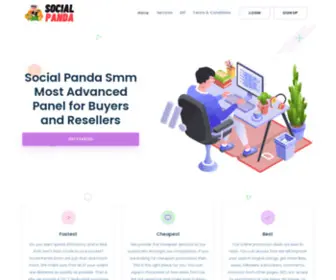 Socialpandasmm.com(Socialpandasmm) Screenshot