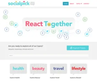 Socialpick.net(Home) Screenshot