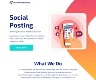 Socialposting.agency(Social Posting Agency) Screenshot