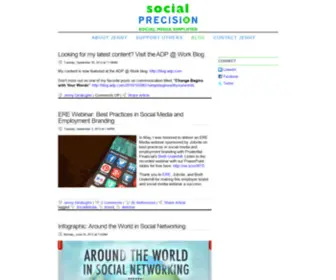 Socialprecision.com(Social Precision Blog) Screenshot