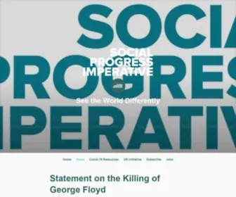 Socialprogress.blog(See the World Differently) Screenshot