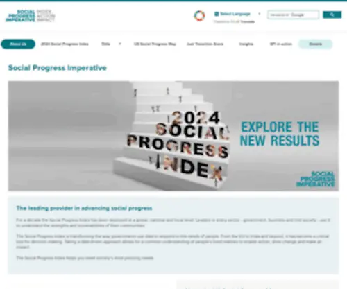 Socialprogressindex.com(Socialprogressindex) Screenshot