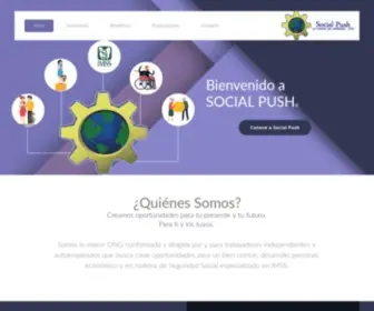 Socialpush1.com(Bienvenido) Screenshot