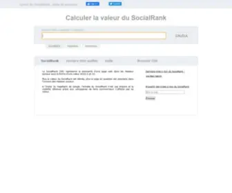 Socialrank.fr(Le SocialRank) Screenshot