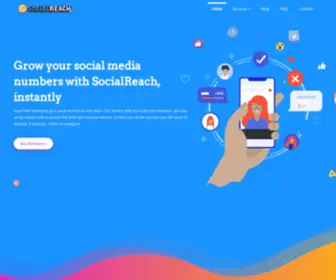 Socialreach.tv(Buy Instagram followers) Screenshot