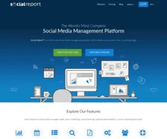 Socialreport.com(Fanbooster is sunsetting) Screenshot