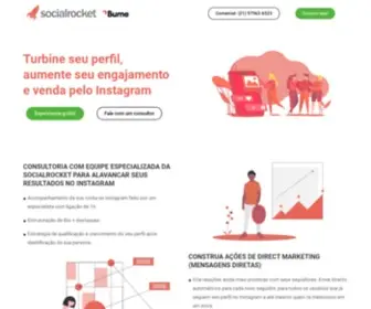 Socialrocket.com.br(Novo site Socialrocket) Screenshot