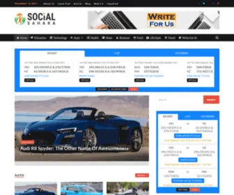 Socialsahara.com(Social Sahara) Screenshot