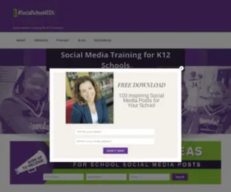Socialschool4Edu.com(Training for K12 School Social Media Managers) Screenshot