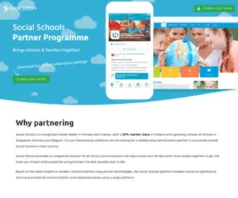 Socialschools.eu(Partner Search) Screenshot