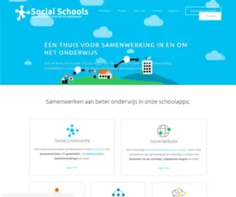 Socialschools.nl(Social Schools) Screenshot