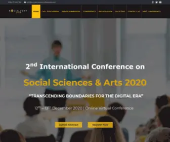 Socialscienceconferences.com(International Conference on Social Sciences 2020) Screenshot