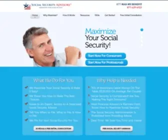 Socialsecurityadvisors.com(Social security advisors) Screenshot