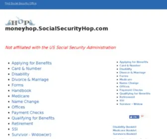 Socialsecurityhop.com(Popular Social Security Topics) Screenshot