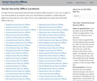 Socialsecurityoffice.info(Social Security Office Locations) Screenshot