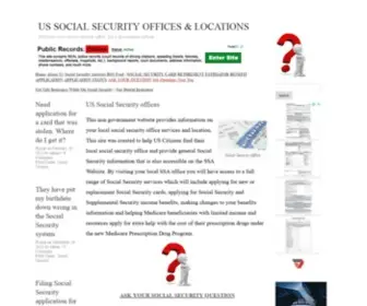 Socialsecurityoffices.us(US Social Security Offices And Locations) Screenshot
