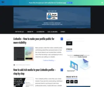 Socialsellinglabs.com(Social Selling Training) Screenshot
