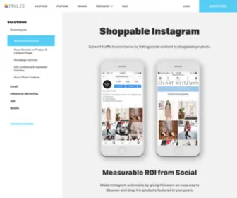 Socialshop.link(Shoppable Instagram) Screenshot