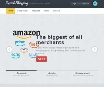 Socialshopping.uk(Social Shopping) Screenshot