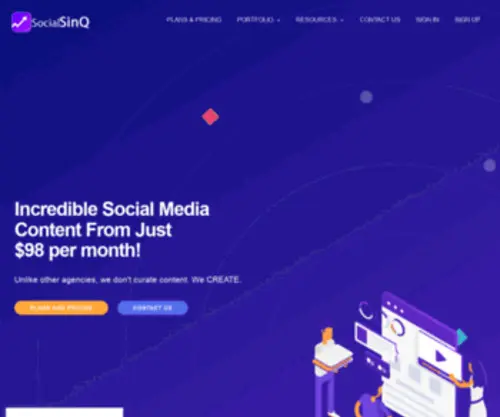 Socialsinq.com(Social SinQ) Screenshot