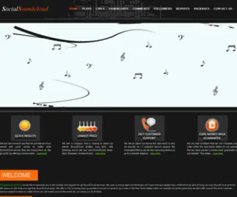 Socialsoundcloud.org(Social Soundcloud) Screenshot