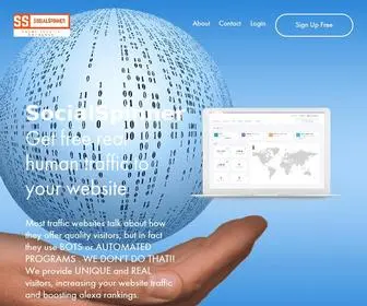 Socialspinner.net(Smart Traffic Exchange) Screenshot