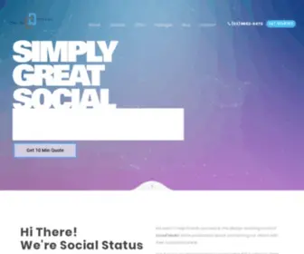 Socialstatus.com.au(Social Media Marketing & Advertising Agency) Screenshot