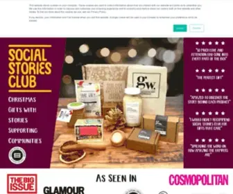 Socialstoriesclub.com(Sustainable Christmas Gift Hampers) Screenshot