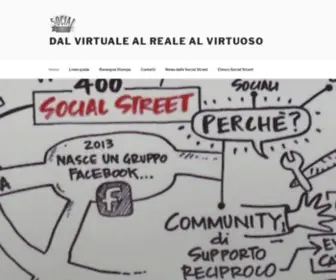 Socialstreet.it(Dal virtuale al reale al virtuoso) Screenshot