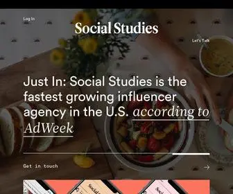 Socialstudies.io(Fastest Growing Influencer Marketing Agency) Screenshot