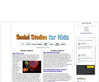 Socialstudiesforkids.com(Social Studies for Kids) Screenshot