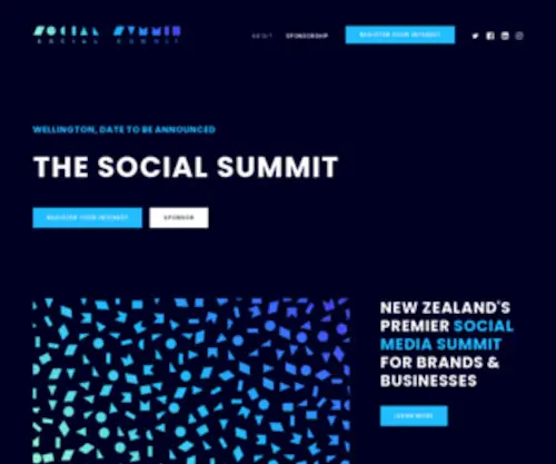 Socialsummit.nz(Socialsummit) Screenshot