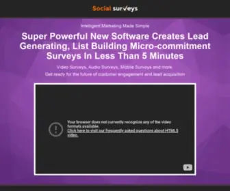 Socialsurveys.io(Sales Page) Screenshot