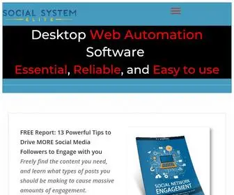 Socialsystemelite.com(Social System Elite) Screenshot