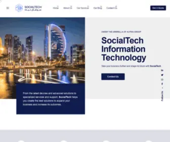 Socialtech.qa(Information Technology) Screenshot