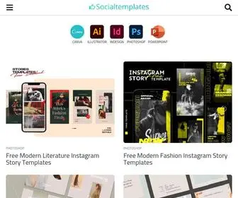 Socialtemplates.net(Download the best Creative Social Media Templates) Screenshot
