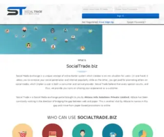 Socialtrade.biz(Socialtrade) Screenshot