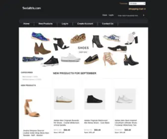 Socialtrix.com(Cheap womens shoes) Screenshot
