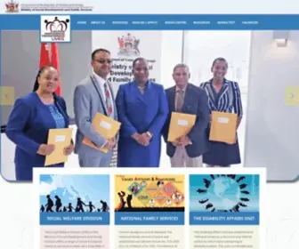 Socialtt.org(Ministry of Social Development and Family Services) Screenshot