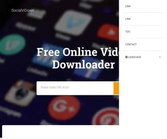 Socialvidown.com(SocialViDown) Screenshot