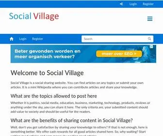 Socialvillage.in(Social Village) Screenshot