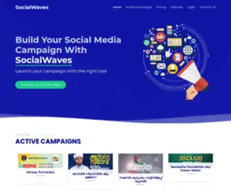 Socialwaves.in(Social Media Campaign Partner) Screenshot