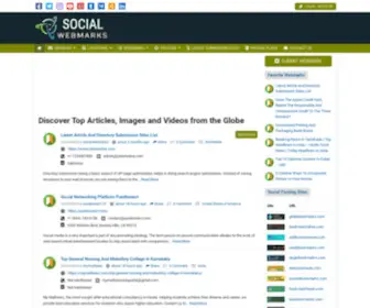 Socialwebmarks.com(Discover Best Articles and Videos across the Web Using Favorite Bookmark Platform) Screenshot