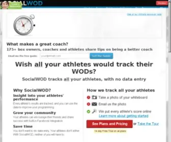 Socialwod.com(Forsale Lander) Screenshot